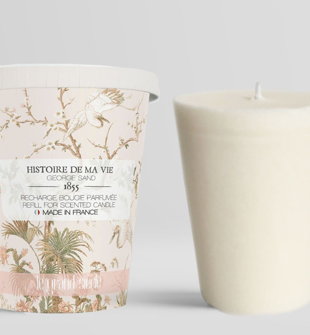 Recharge de bougie parfumée . Histoire de ma vie