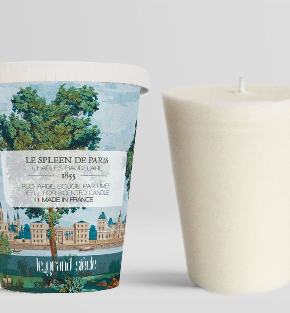 Recharge de bougie parfumée . Le Spleen de Paris