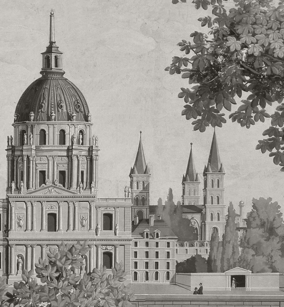Monuments de Paris monochrome . 1812