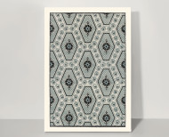 Planche papier vélin Losanges bleus  A3 . 1805