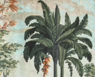 Papier peint panoramique Les voyages du capitaine Cook . 1804