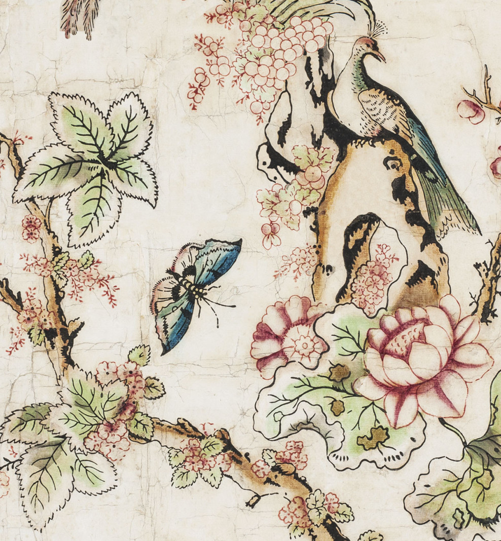 Papier peint décor Volière . 1775