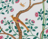 Papier peint chinois Bambou gris perle . 1795–1825