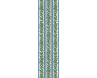 Papier peint Joséphine bleu et vert  . 1800
