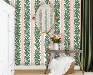 Wallpaper nude and green Josephine . 1800