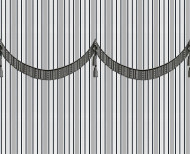Papier peint Malmaison graphite . 1800
