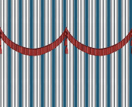 Papier peint Malmaison tricolore . 1800