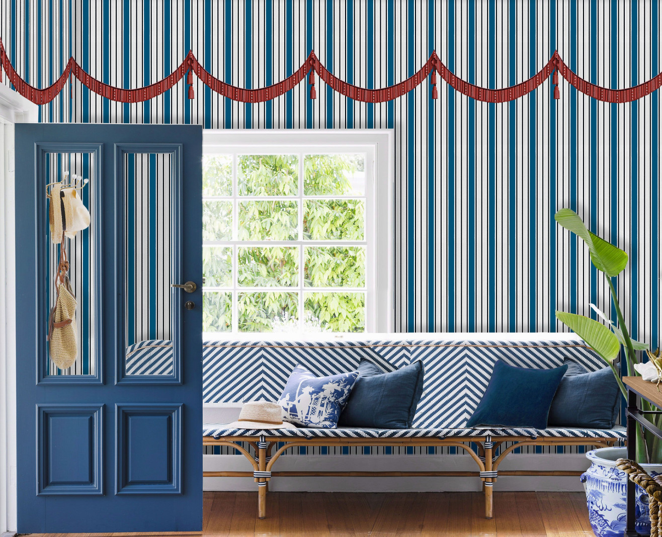 Wallpaper Tricolor Malmaison . 1800
