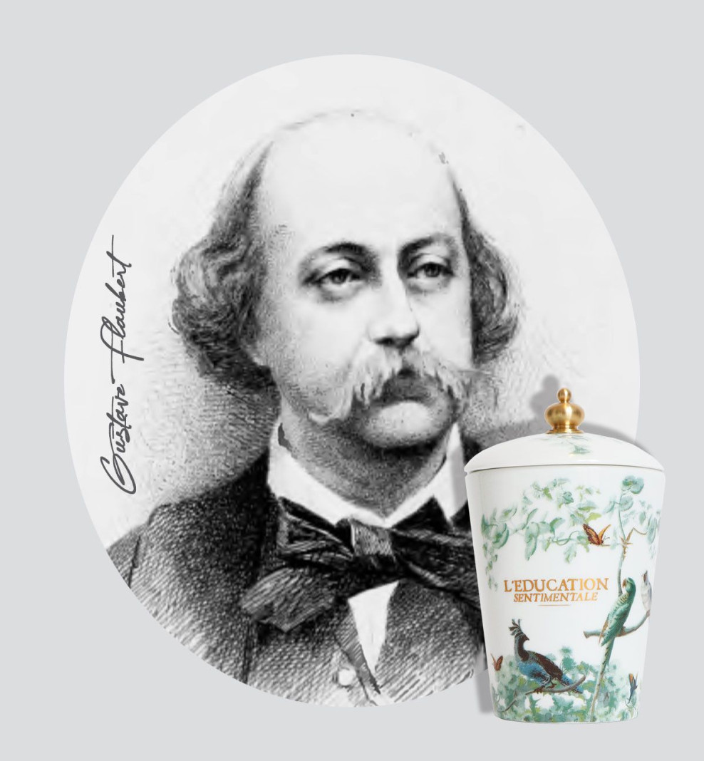 Bougie porcelaine rechargeable L'Education sentimentale . 1869