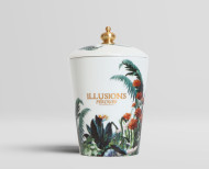 Bougie porcelaine rechargeable - Illusions perdues . 1843