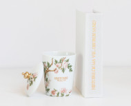 Bougie porcelaine rechargeable - Histoire de ma vie . 1855