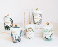 Bougie porcelaine rechargeable - Histoire de ma vie . 1855